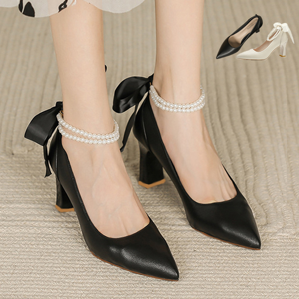 パンプス ハイヒール アンクルストラップ  