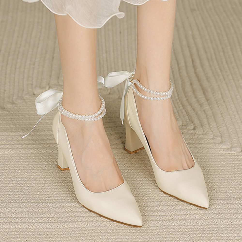 パンプス ハイヒール アンクルストラップ  