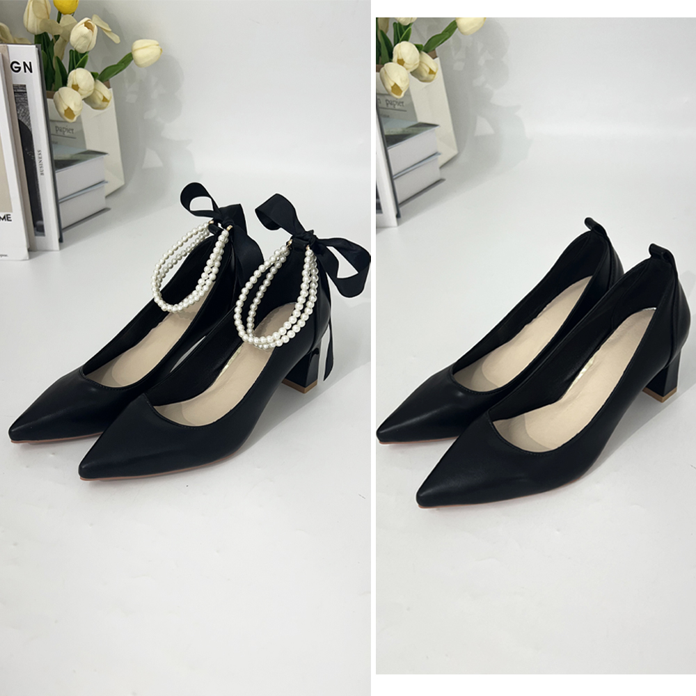 パンプス ハイヒール アンクルストラップ  