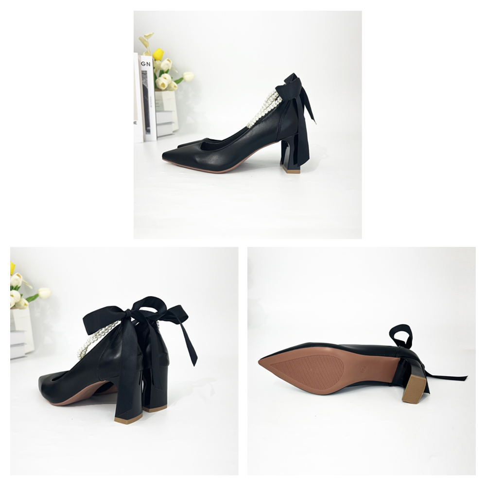 パンプス ハイヒール アンクルストラップ  