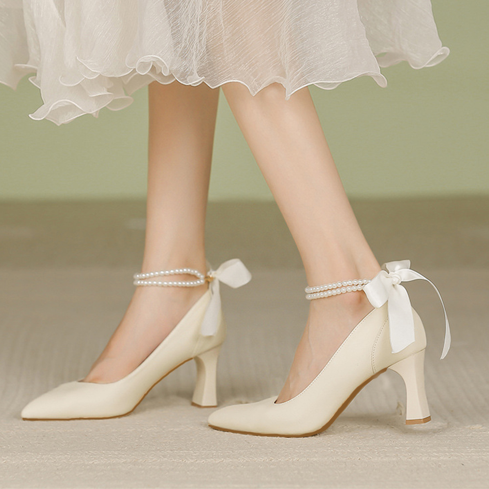 パンプス ハイヒール アンクルストラップ  