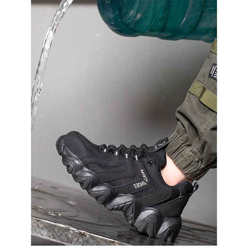 安全靴 作業靴 メンズ レディース おしゃれ セフティー安全スニーカー つま先ガード 靴 歩きやすい 耐滑 踏み抜き防止 鋼先芯 先芯入り 疲れない 