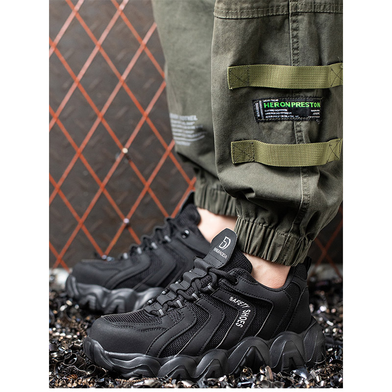 安全靴 作業靴 メンズ レディース おしゃれ セフティー安全スニーカー つま先ガード 靴 歩きやすい 耐滑 踏み抜き防止 鋼先芯 先芯入り 疲れない 