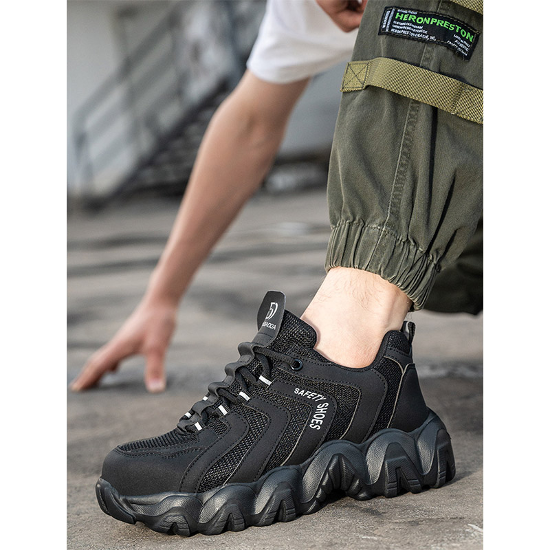 安全靴 作業靴 メンズ レディース おしゃれ セフティー安全スニーカー つま先ガード 靴 歩きやすい 耐滑 踏み抜き防止 鋼先芯 先芯入り 疲れない 