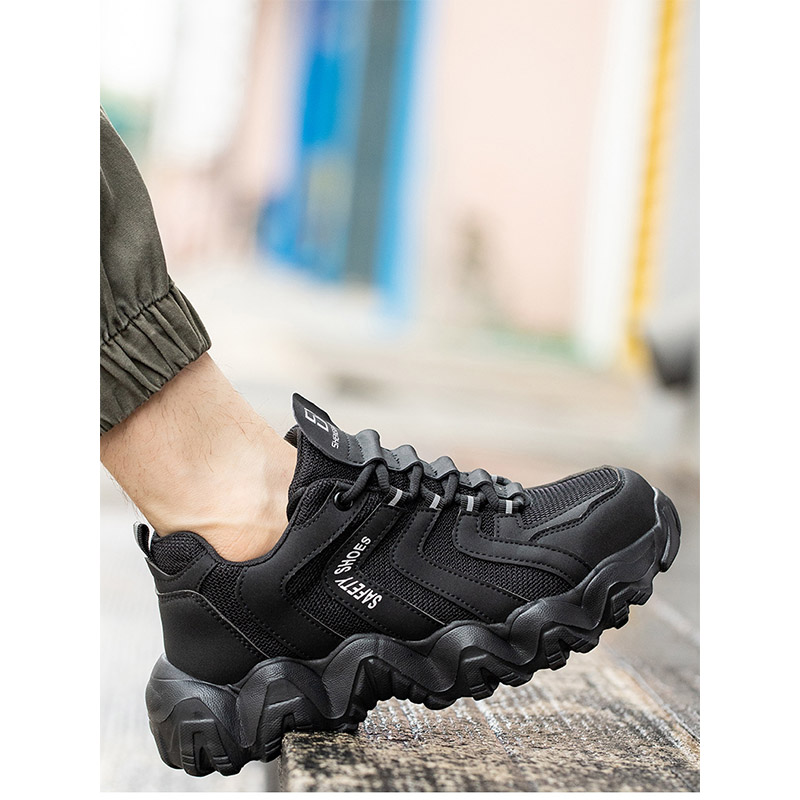安全靴 作業靴 メンズ レディース おしゃれ セフティー安全スニーカー つま先ガード 靴 歩きやすい 耐滑 踏み抜き防止 鋼先芯 先芯入り 疲れない 