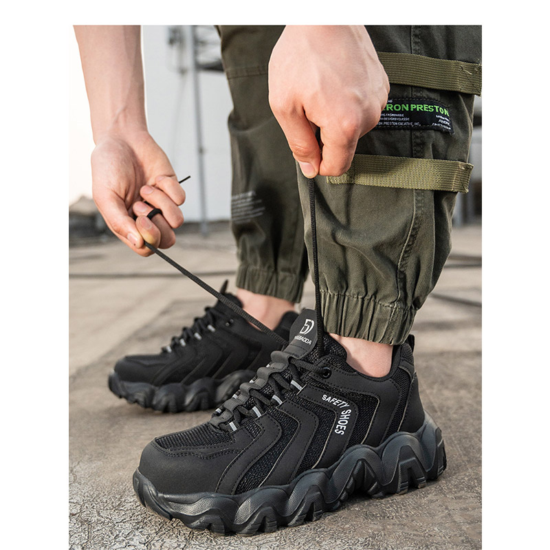 安全靴 作業靴 メンズ レディース おしゃれ セフティー安全スニーカー つま先ガード 靴 歩きやすい 耐滑 踏み抜き防止 鋼先芯 先芯入り 疲れない 