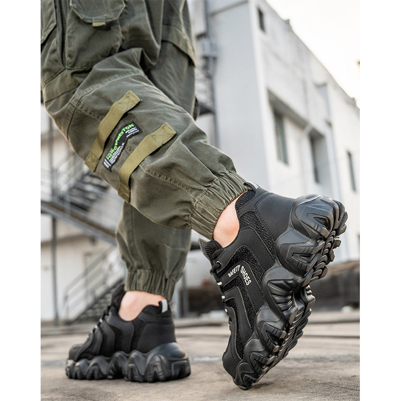 安全靴 作業靴 メンズ レディース おしゃれ セフティー安全スニーカー つま先ガード 靴 歩きやすい 耐滑 踏み抜き防止 鋼先芯 先芯入り 疲れない 