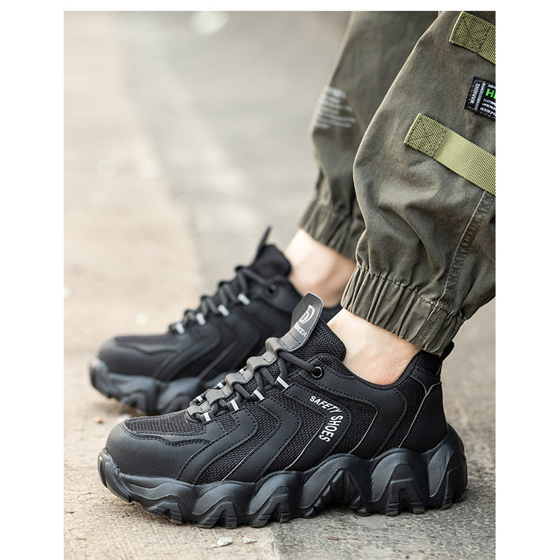 安全靴 作業靴 メンズ レディース おしゃれ セフティー安全スニーカー つま先ガード 靴 歩きやすい 耐滑 踏み抜き防止 鋼先芯 先芯入り 疲れない 