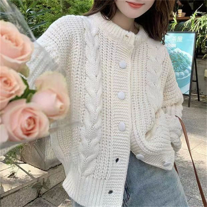 ニットカーディガン レディース 秋冬 トップス 体型カバー ニットコート ニットセーター 着痩せ 長袖カジュアル アウター 前開き 