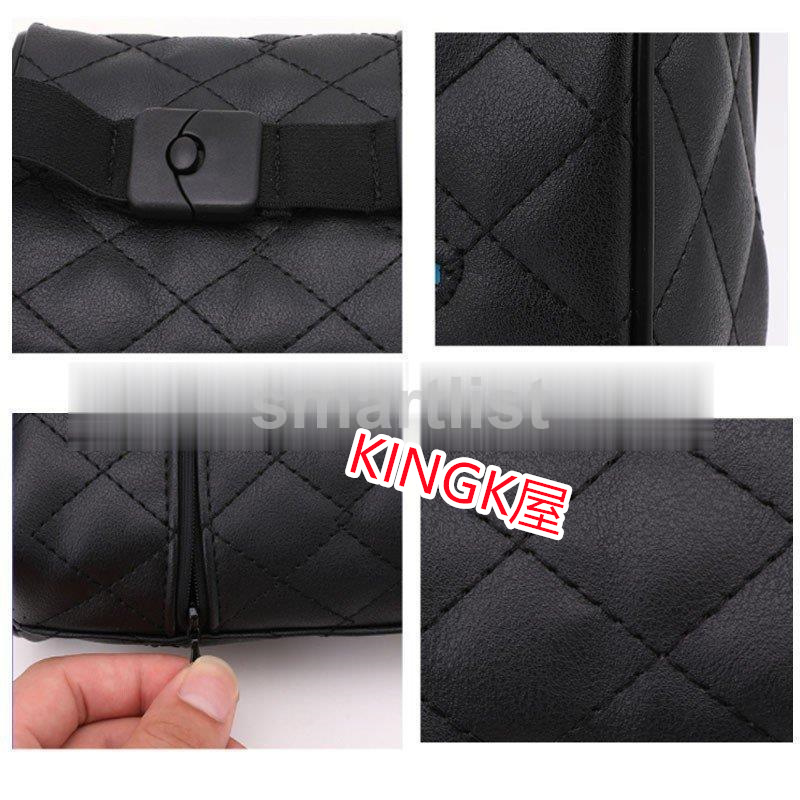 ティッシュケース 車用収納バッグ 車用収納ポケット便利グッズ 車載用 防水防汚 おしゃれ シンプル 