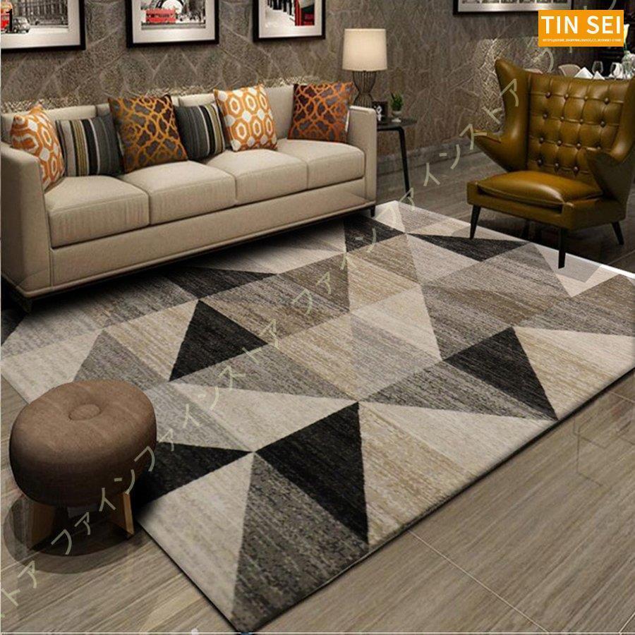 ラグ カーペット ラグマット 長方形 洗えるラグ 滑り止め付き 1畳 センターラグ 丸洗い 折り畳み可能 2畳 防ダニ 防臭 幾何学 おしゃれ 3畳 北欧風 北欧 6畳 