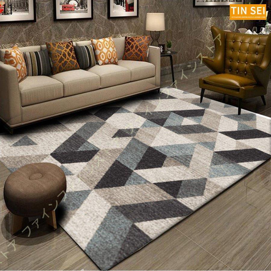 ラグ カーペット ラグマット 長方形 洗えるラグ 滑り止め付き 1畳 センターラグ 丸洗い 折り畳み可能 2畳 防ダニ 防臭 幾何学 おしゃれ 3畳 北欧風 北欧 6畳 