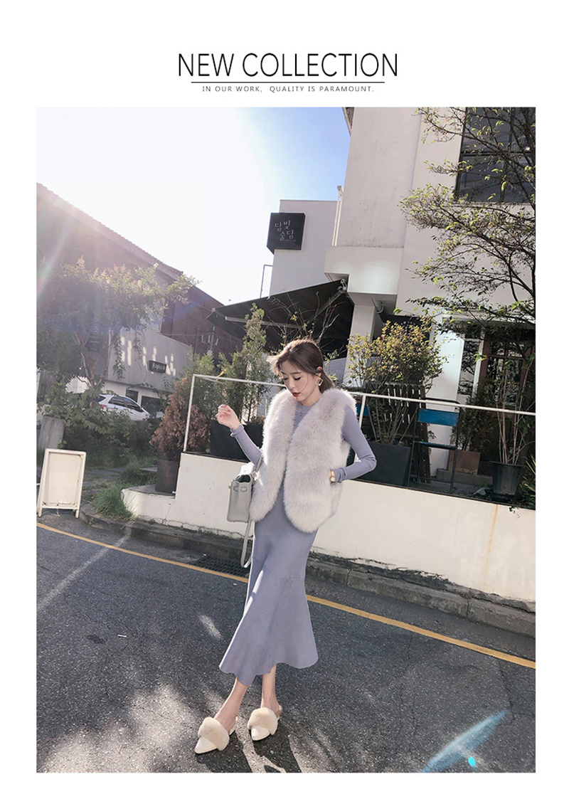 ファーベスト 2カラー展開 レディース ソフトな毛並み◎高見え◎ S M フェイクファー 前開き ふわふわ 羽織り 体型カバー ベスト トップス 秋 ジレ L ゆったり 