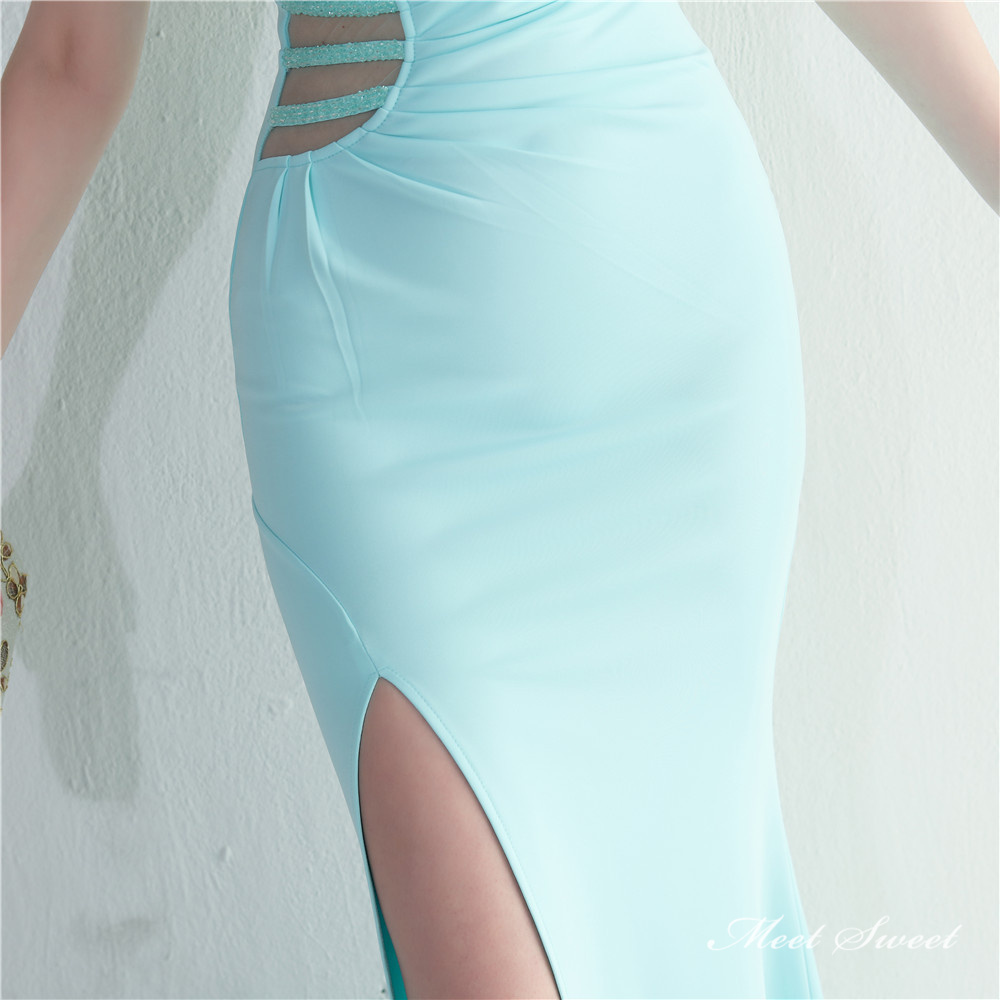 カラードレス マーメイドドレス パーティードレス ウェディングドレス 結婚式 ワンショルダー 演奏会 スリット 発表会披露宴 袖なし ロングドレス 二次会 