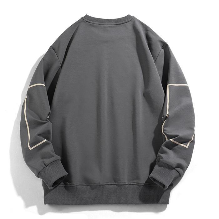 トレーナー メンズ スウェット クルーネック Tシャツ 長袖 オーバーサイズ 春 秋 おしゃれ 運動着 トップス スポーツ 
