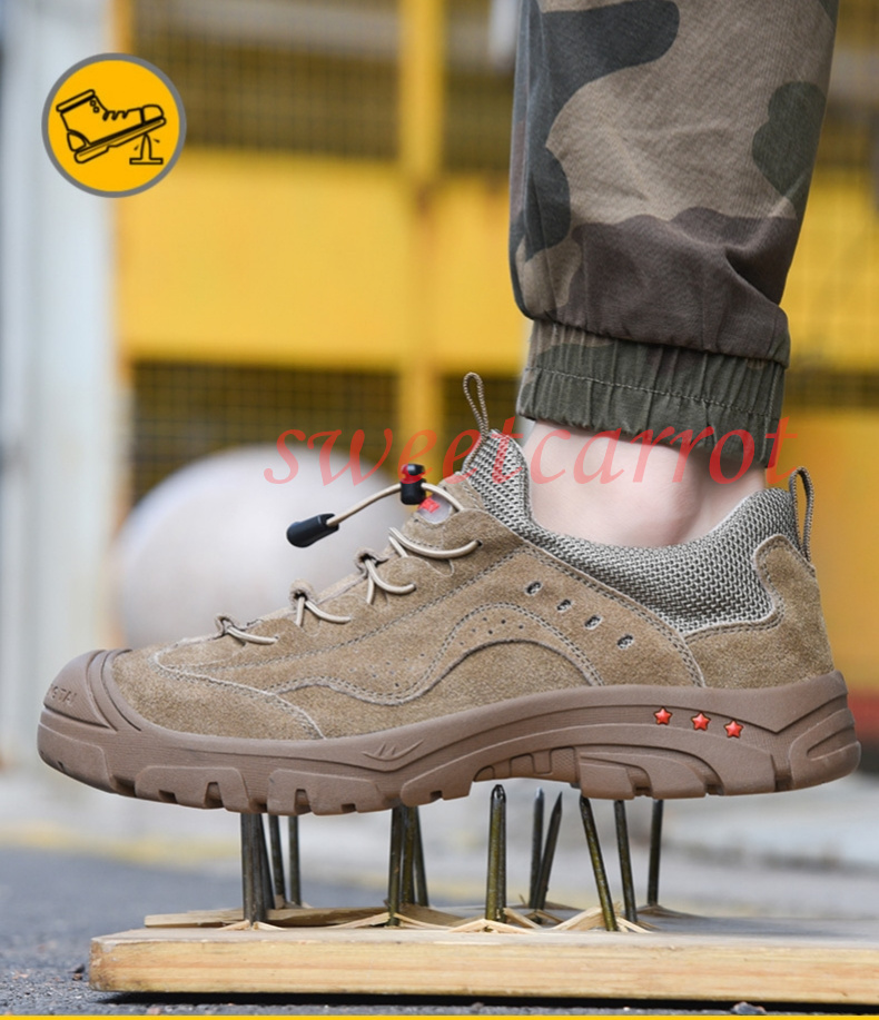 絶縁6KV 安全靴 メンズ おしゃれ 作業靴 滑り止め 通気 スニーカー つま先保護 作業用品 安全保護 男性用 踏み抜き防止 