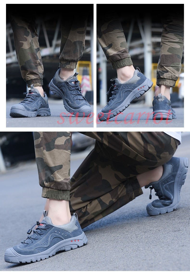 絶縁6KV 安全靴 メンズ おしゃれ 作業靴 滑り止め 通気 スニーカー つま先保護 作業用品 安全保護 男性用 踏み抜き防止 