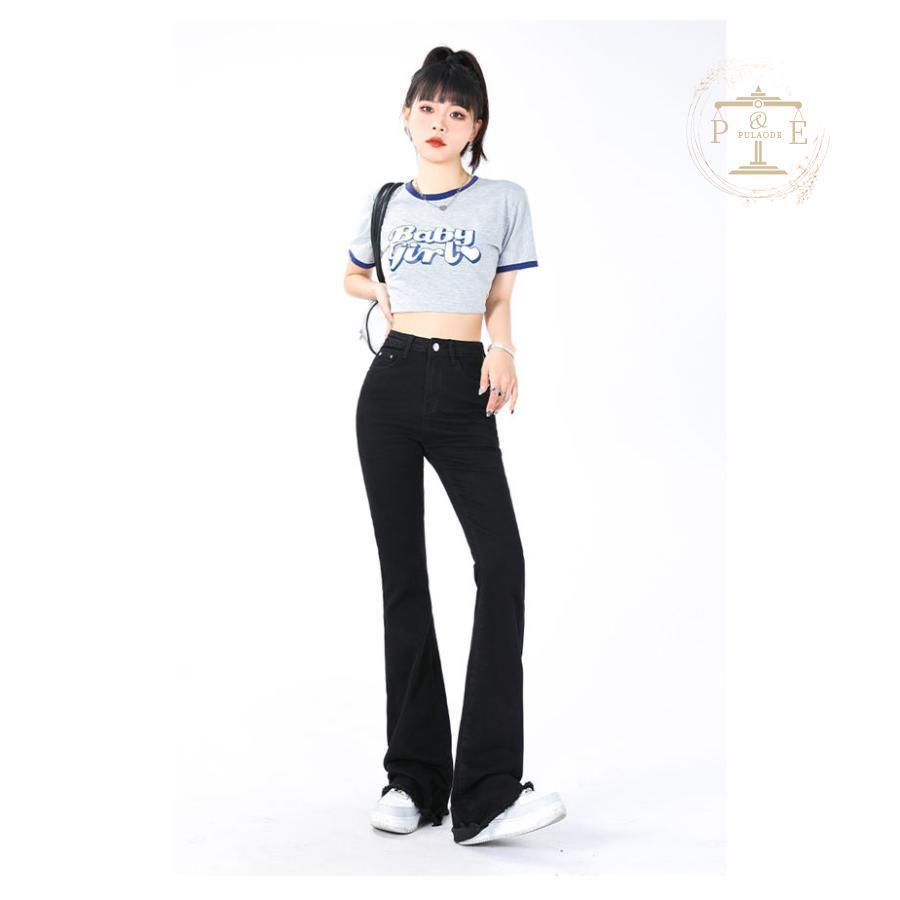 デニムパンツ レディース ジーンズ ジーパン バギーパンツ ガウチョパンツ 春夏秋 美シルエット ワイドパンツ ファッション ゆったり 