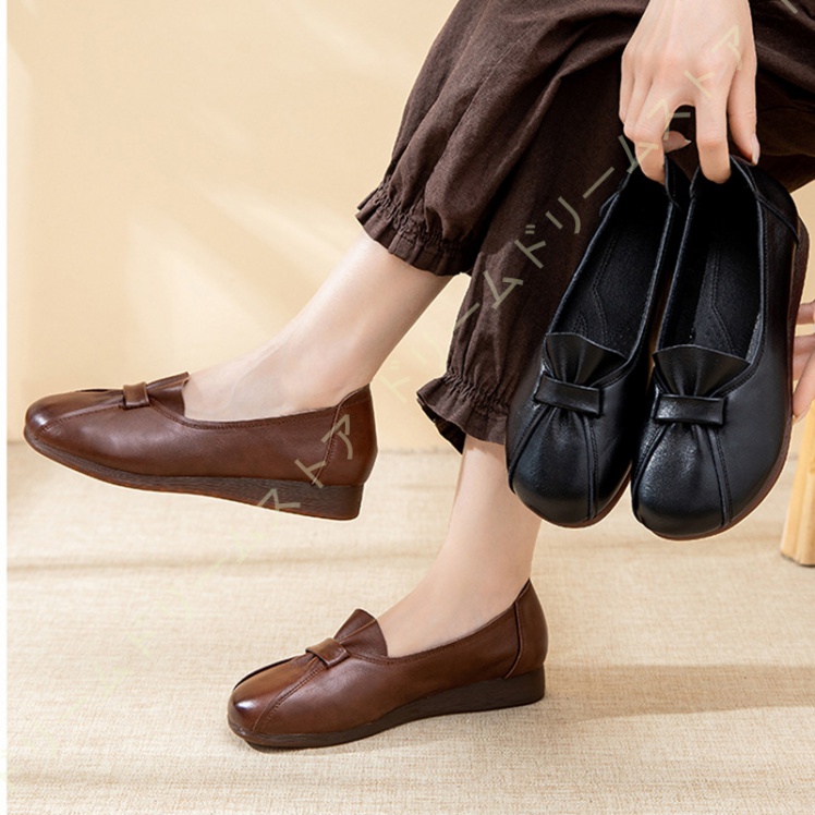 美脚 厚底 カジュアルレディース パンプス 痛くない 歩きやすい ウエッジソール オフィス ウェッジパンプス ラウンドトゥ コンフォート ヒール3CM 