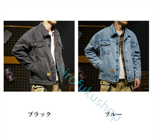 デニムジャケット メンズ Gジャン ジージャン ジャンパー ウォッシュ カジュアル オールシーズン アウター アメカジ ゆったり おしゃれ 上品 