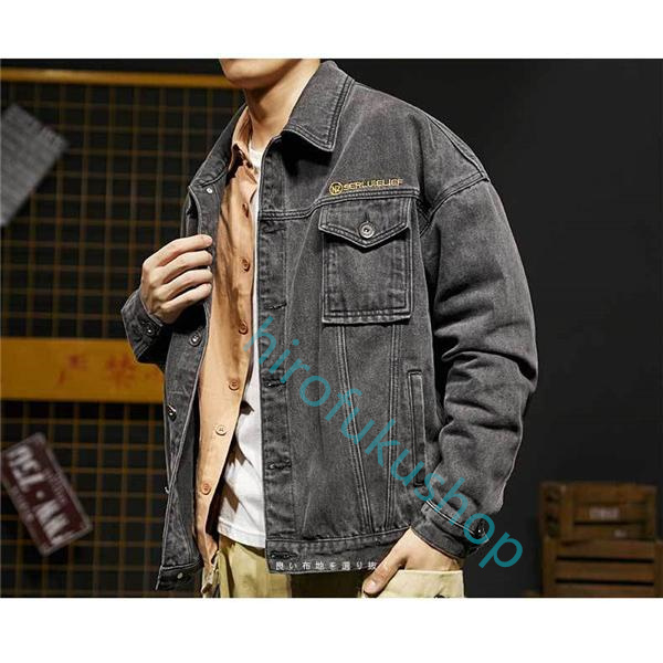 デニムジャケット メンズ Gジャン ジージャン ジャンパー ウォッシュ カジュアル オールシーズン アウター アメカジ ゆったり おしゃれ 上品 