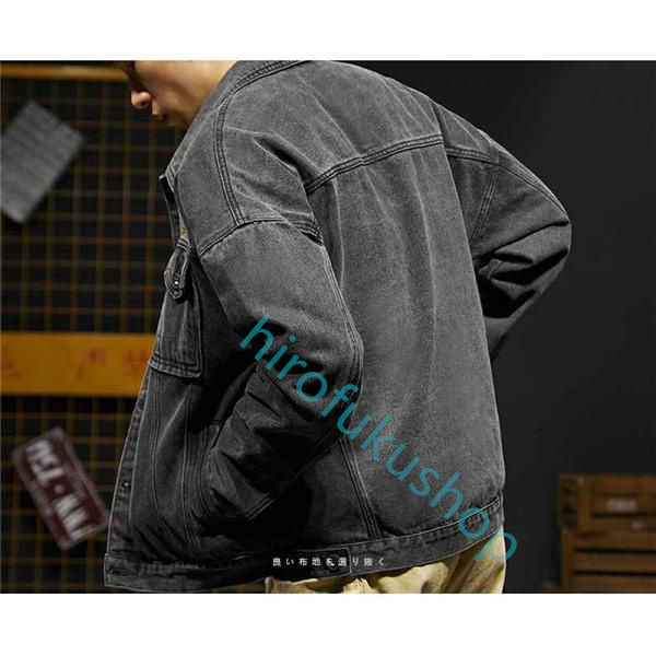 デニムジャケット メンズ Gジャン ジージャン ジャンパー ウォッシュ カジュアル オールシーズン アウター アメカジ ゆったり おしゃれ 上品 