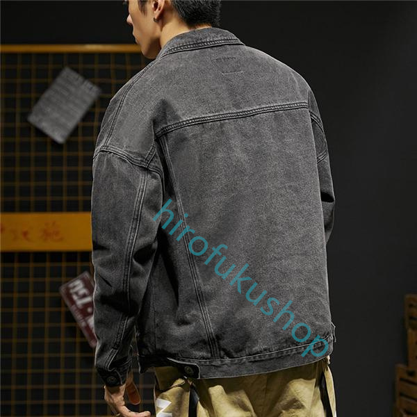 デニムジャケット メンズ Gジャン ジージャン ジャンパー ウォッシュ カジュアル オールシーズン アウター アメカジ ゆったり おしゃれ 上品 