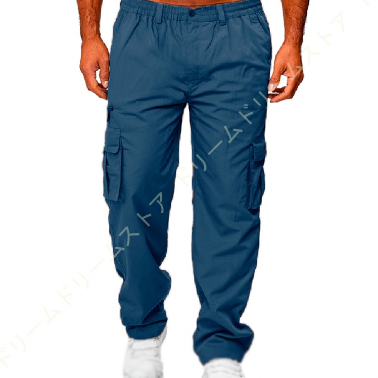 カーゴパンツ メンズ 大きいサイズ ミリタワークパンツ 薄手 チノパンツ ワークパンツ 秋 パンツ ワイドパンツ 夏 春 ビッグサイズ カーゴ パンツ 黒 