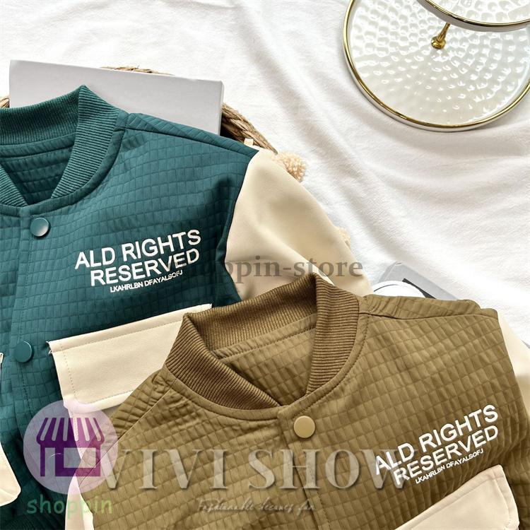 キッズ アウター 長袖 トップス シンプル カジュアル ポケット ゆったり 着やすい あわせやすい おしゃれ ジャンパー 動きやすい 