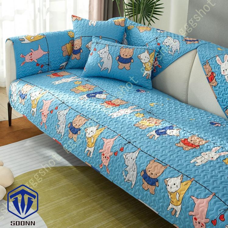 ペットソファーカバー ソファーカバー ソファーシーツ カウチソファカバー 犬猫対策 滑り止め ソファ保護 キルティング保護 背もたれカバー 防塵 厚手 