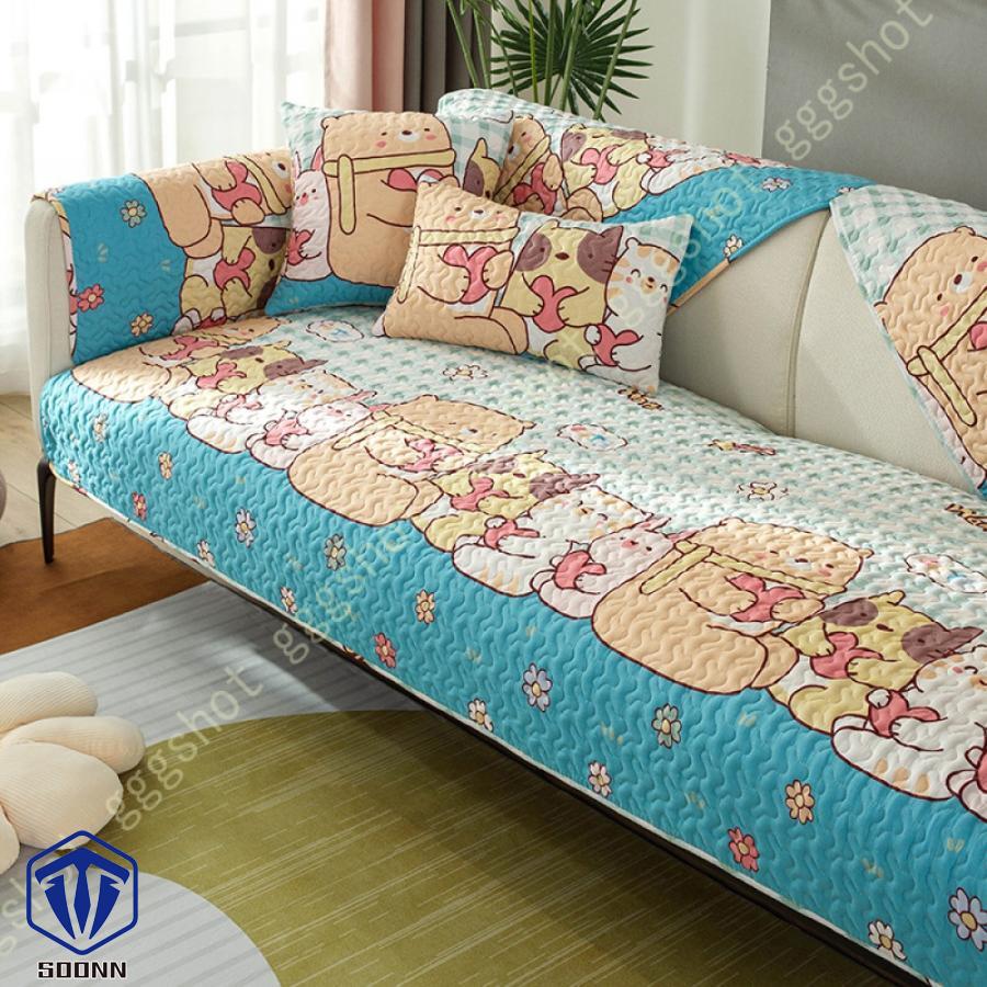 ペットソファーカバー ソファーカバー ソファーシーツ カウチソファカバー 犬猫対策 滑り止め ソファ保護 キルティング保護 背もたれカバー 防塵 厚手 