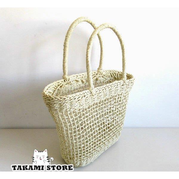 かごバッグ トート ハンドバッグ 手提げ レディース トートバッグ 軽量 マザーズ 肩掛け ママバッグ A4 草編みバッグビーチ 無地 大きめ ショルダーバッグ 