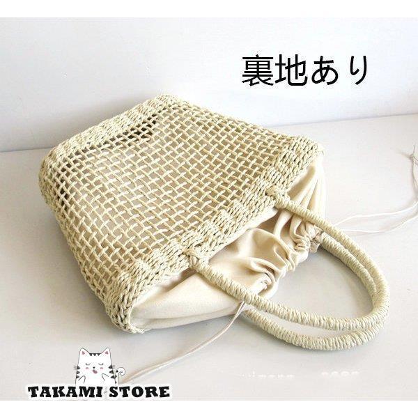 かごバッグ トート ハンドバッグ 手提げ レディース トートバッグ 軽量 マザーズ 肩掛け ママバッグ A4 草編みバッグビーチ 無地 大きめ ショルダーバッグ 