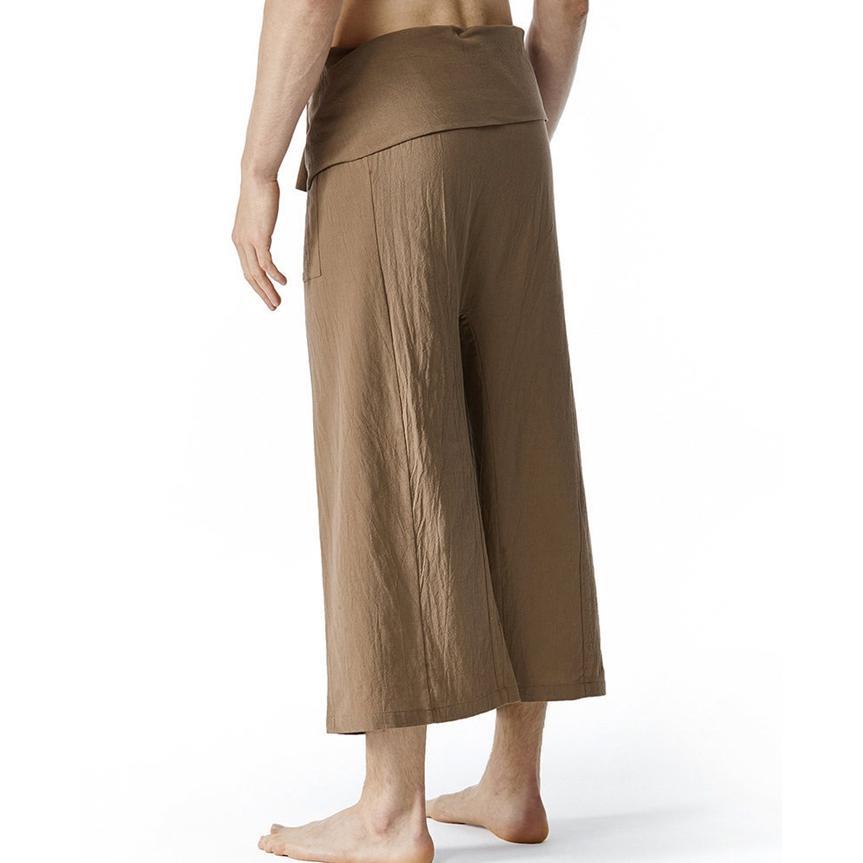 サルエルパンツ メンズ ロングパンツ カジュアルパンツ ロング丈 ヨガパンツ 無地 ボパンツ 軽量 快適通気性 おしゃれ ズボン 