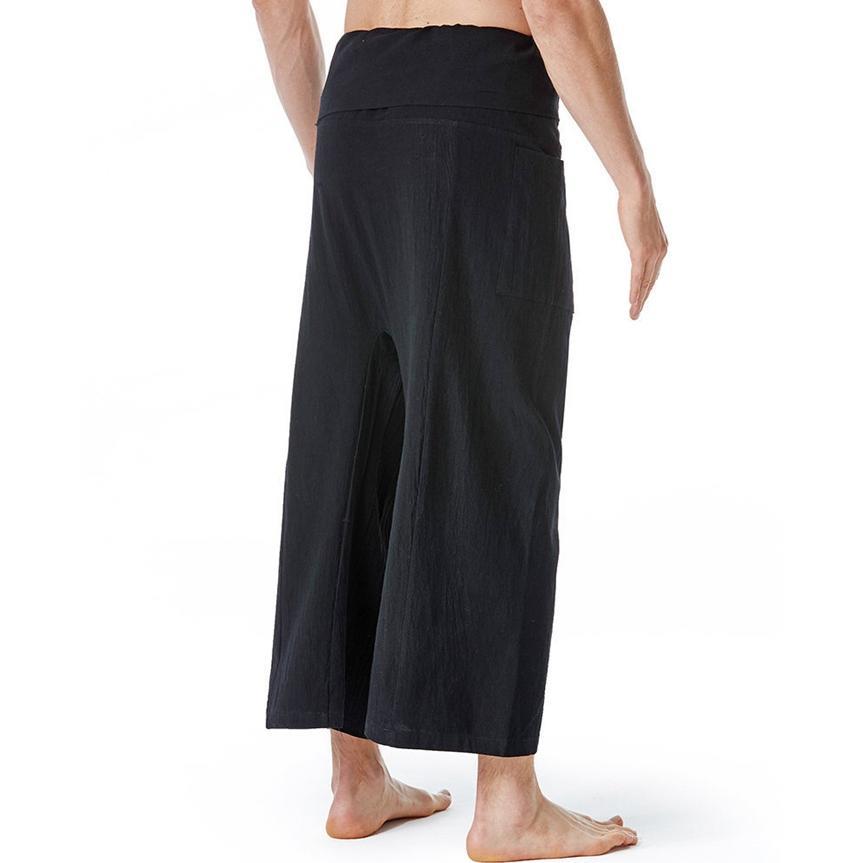 サルエルパンツ メンズ ロングパンツ カジュアルパンツ ロング丈 ヨガパンツ 無地 ボパンツ 軽量 快適通気性 おしゃれ ズボン 