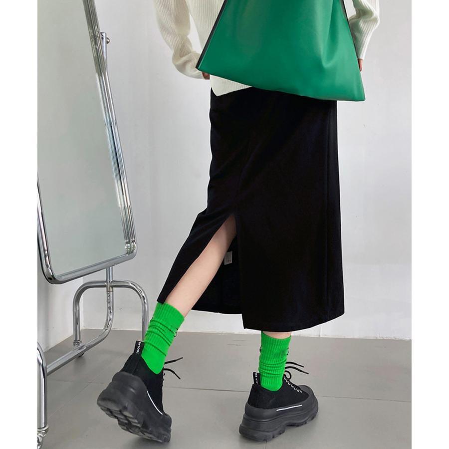 ニットスカート タイト レディース 秋冬  