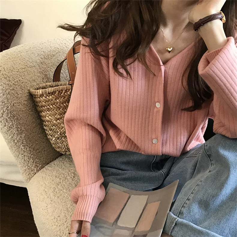 カーディガン セーター アウター レディース 2023年 秋新作 コート トレンド ルーズ 春ニットセーター女性 韓国風 