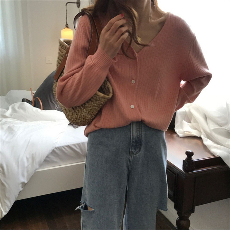 カーディガン セーター アウター レディース 2023年 秋新作 コート トレンド ルーズ 春ニットセーター女性 韓国風 