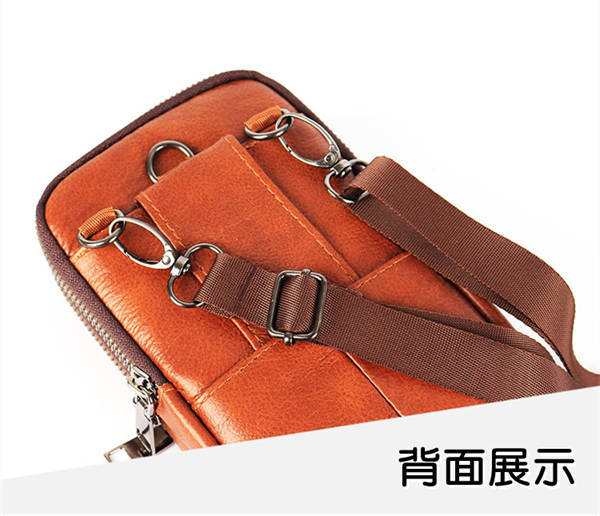 送料無料 スマホバック ウエストバック ショルダーバッグ メンズ ベルトポーチ ファスナー付き コンパクト 通勤通学 スマホ収納 耐摩 ショルダー付 