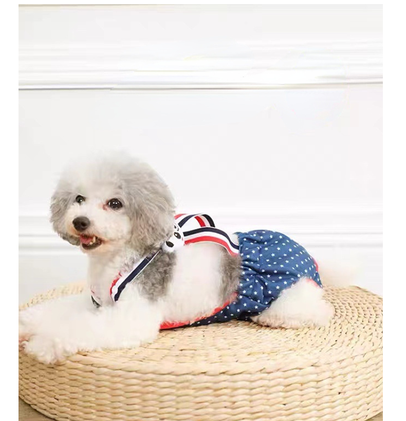 中小型犬用オムツカバー 犬用生理パンツ サニタリーパンツ マナーウェア ドッグウェア 犬服 サスペンダー付 マーキング防止 おむつカバー 介護用 しつけ用品 