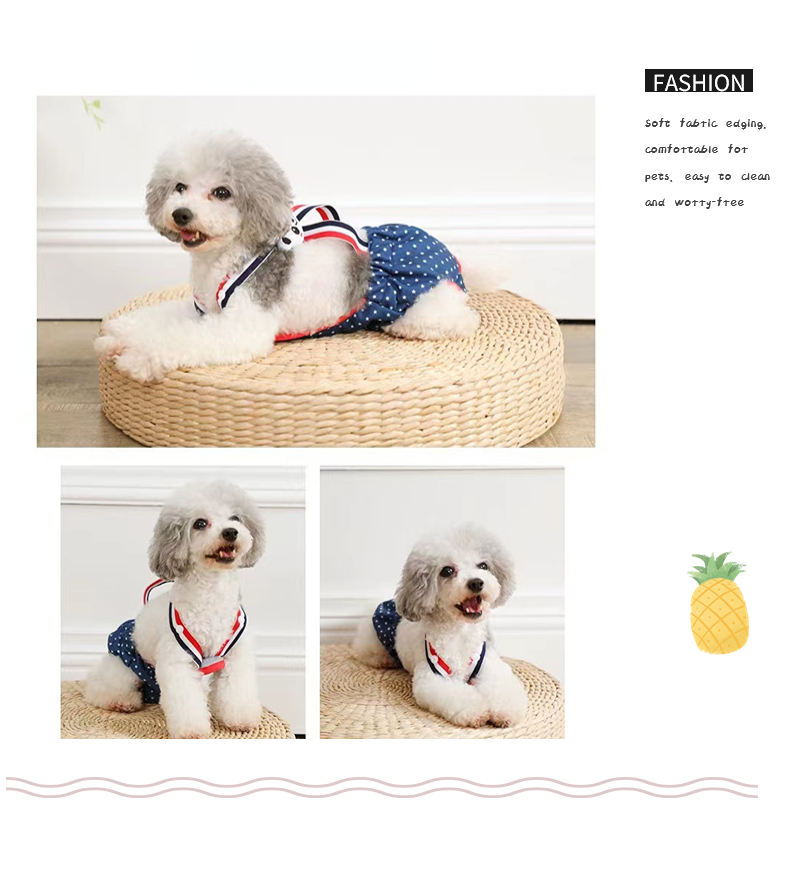 中小型犬用オムツカバー 犬用生理パンツ サニタリーパンツ マナーウェア ドッグウェア 犬服 サスペンダー付 マーキング防止 おむつカバー 介護用 しつけ用品 