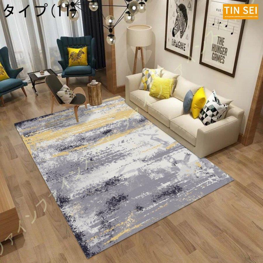 ラグマット おしゃれ ラグ 6畳 絨毯 じゅうたん 160*200CM アンティーク調 エスニック 抽象 ヴィンテージ 青 カーペット 幾何学 モダン ログハウス 北欧 