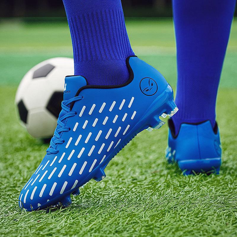 サッカー子供 スパイク ジュニアスパイクスニーカー 子供靴 練習 運動靴 スポーツ 衝撃吸収 滑り止め 
