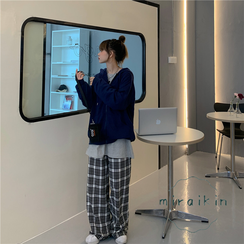 ジップレディース 長袖 ジップアップ無地 フード付きスウェット トップス ライトアウター ゆったり 通勤通学 おしゃれ 送料無料 カジュアル 