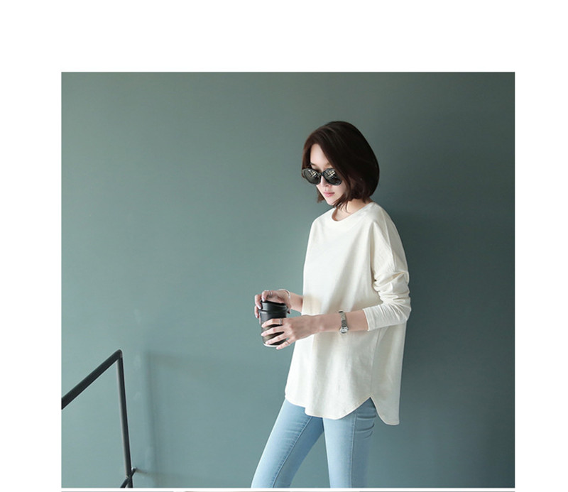 Tシャツ レディース 長袖 カットソー ロングTシャツ サイドスリット 秋 きれいめ 大きいサイズ ルームウェア トレーナー 体型カバー 部屋着 