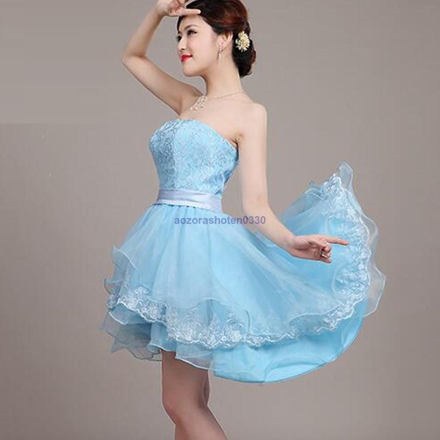 ホワイト 白いドレス ウエディングドレス 結婚式 2次会 花嫁 フォーマルドレス エンパイア 格安 ウェディングドレス ショートドレス ミニドレス 二次会ドレス 