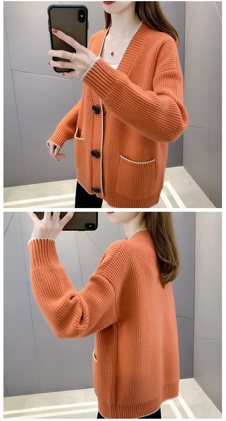 カーディガン セーター アウター レディース 2023年 秋新作 ルーズ 春ニットセーター女性 コート トレンド 韓国風 