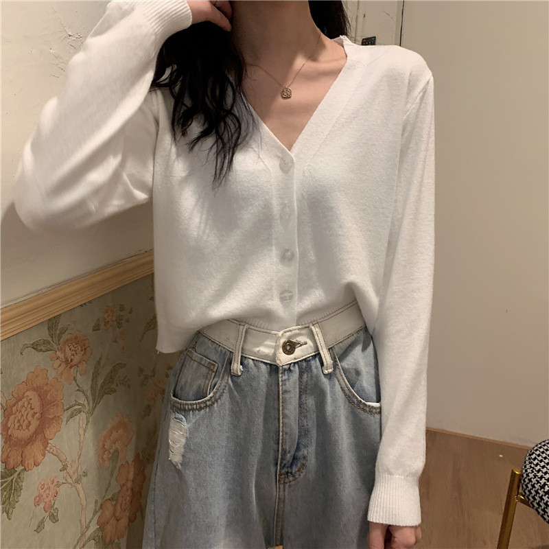 半額セール カーディガン レディース ニットカーディガン ニット Vネック ファッション コーデ 通学 春秋 トップス アウトドア カジュアル 薄手 