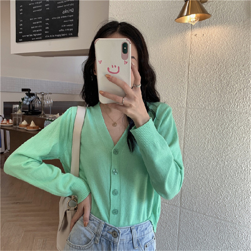 半額セール カーディガン レディース ニットカーディガン ニット Vネック ファッション コーデ 通学 春秋 トップス アウトドア カジュアル 薄手 