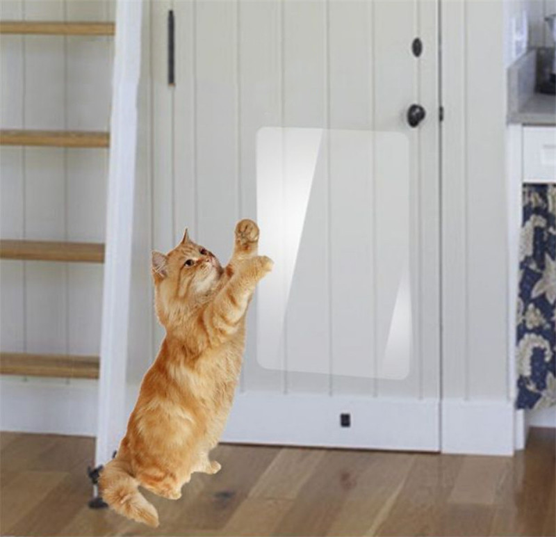 爪研ぎ防止 シート 猫 猫用爪とぎ防止 粘着タイプ 8枚 PVC 家具・壁・柱保護用 はがせるタイプ 透明 訓練用 防水 傷・汚れ防止 固定ピン付き 